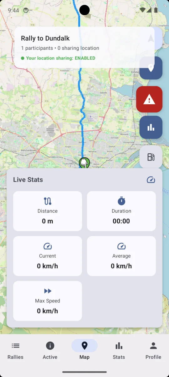 Radar - Live map tracking